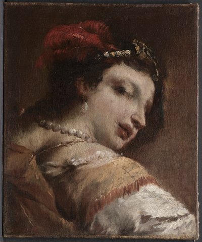 Testa di donna da Antonio Guardi