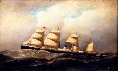 Il piroscafo Baltic da Antonio Jacobson
