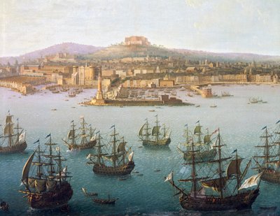 Carlo di Borbone in partenza per la Spagna da Napoli, 7 ottobre da Antonio Joli