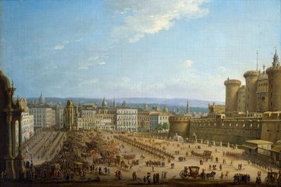 Festa dei Quattro Altari a Napoli, ca 1757, di Antonio Joli da Antonio Joli