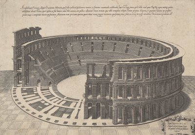 Amphitheatri Veronen Diligens et Accurata Delineatio da Antonio Lafreri