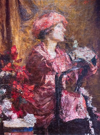 Enrica in viola da Antonio Mancini