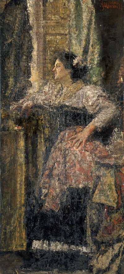 Ritratto di una ragazza da Antonio Mancini