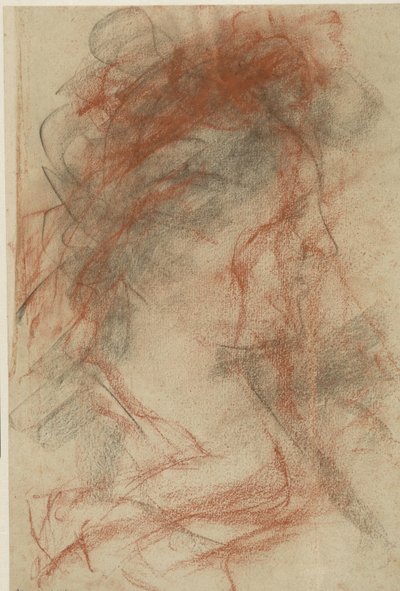 Profilo di una dama verso destra da Antonio Mancini