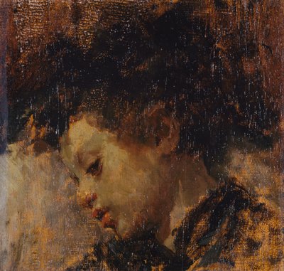 Ragazzo malato da Antonio Mancini