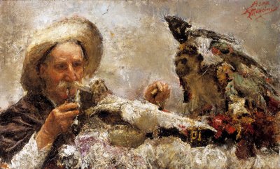 La chiromante, 1870-1930 da Antonio Mancini