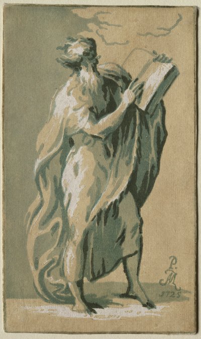 Un vecchio in piedi da Antonio Maria I Zanetti
