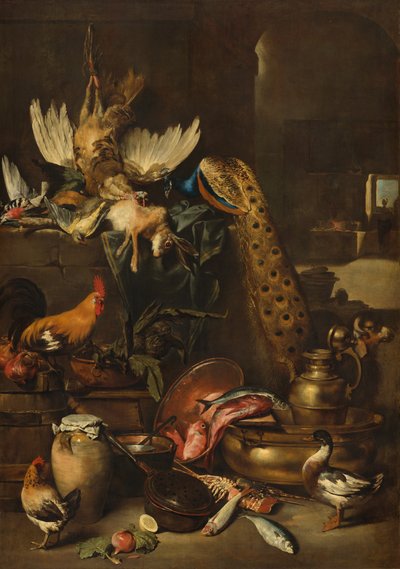 La dispensa, probabilmente c. 1650-1660 da Antonio Maria Vassallo