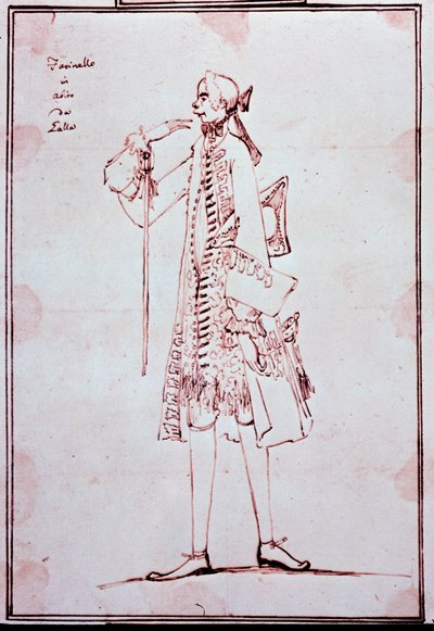 Ritratto di Carlo Broschi detto Farinelli (1705-1782) castrato italiano da Antonio Maria Zanetti