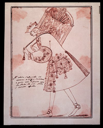 Ritratto di Gaetano Majorana detto Caffarelli (o Cafarello, o Gaffariello) (1710-1783) castrato italiano da Antonio Maria Zanetti