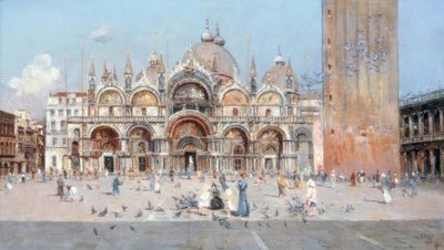 Piazza San Marco a Venezia da Antonio Maria de Reyna Manescau
