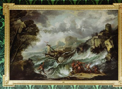 Marina con naufragio da Antonio Marini