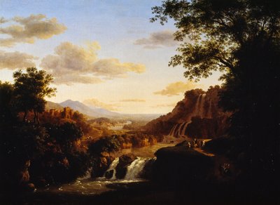Paesaggio con cascata da Antonio Marinoni