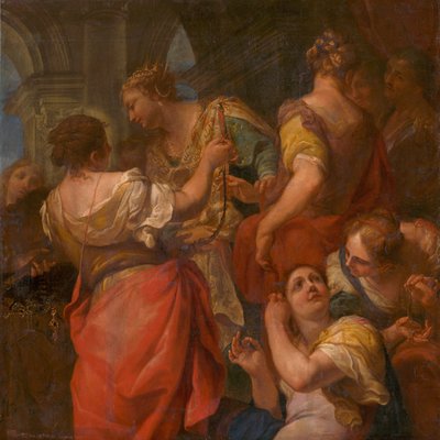 Achille e le figlie di Licomede, c. 1680 da Antonio Molinari