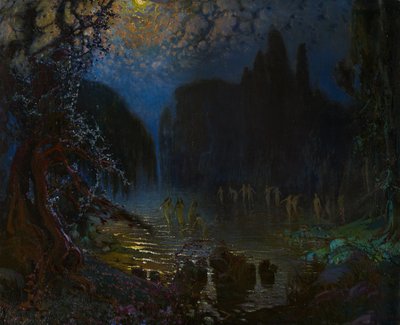 Il bagno delle ninfe da Antonio Munoz Degrain