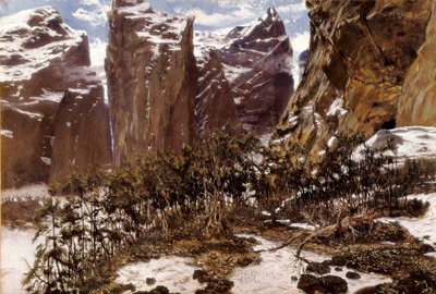 Roncesvalles. Paesaggio del nord della Spagna da Antonio Munoz Degrain