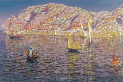 Veduta della baia di Palma di Maiorca da Antonio Munoz Degrain