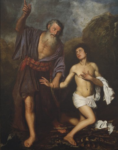 Il sacrificio di Isacco da Antonio Pereda y Salgado