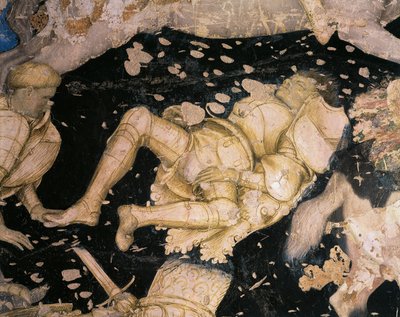 Soggetto cavalleresco, (dettaglio) da Antonio Pisanello