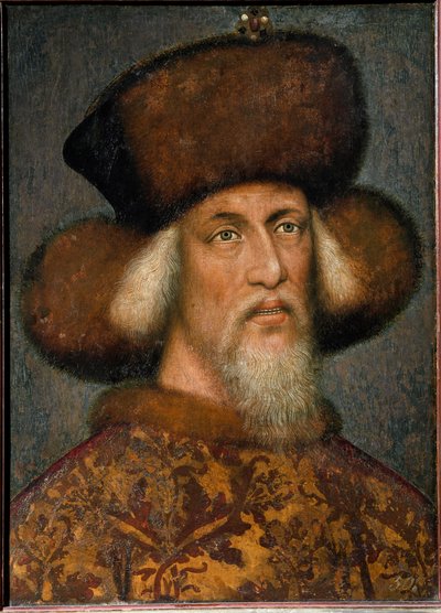Ritratto di Sigismondo I del Sacro Romano Impero da Antonio Pisanello