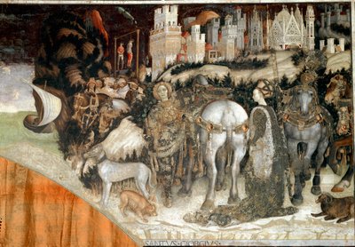 San Giorgio che libera la principessa di Trebisonda (dettaglio) da Antonio Pisanello