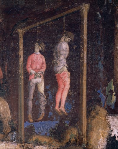 Gli impiccati (dettaglio) da Antonio Pisanello