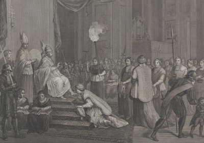 Incoronazione di Papa Pio VI, 1801 da Antonio Poggioli