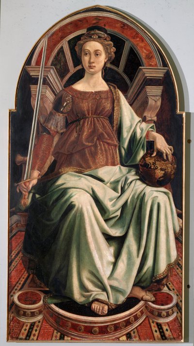 Allegoria della Giustizia da Antonio Pollaiuolo