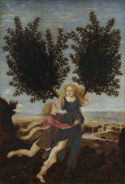 Apollo e Dafne, ca. 1470-1480 da Antonio Pollaiuolo