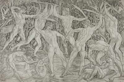 Battaglia degli uomini nudi da Antonio Pollaiuolo