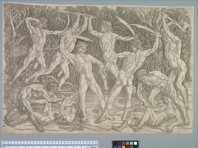 Battaglia dei nudi, c.1475 da Antonio Pollaiuolo