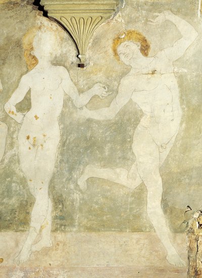 Nudo danzante (dettaglio) da Antonio Pollaiuolo