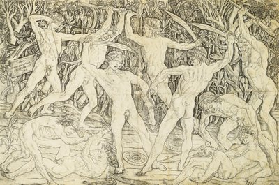 Nudi in combattimento, di Antonio del Pollaiuolo da Antonio Pollaiuolo