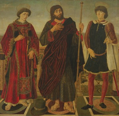 San Vincenzo, Giacomo il Maggiore e Eustachio da Antonio Pollaiuolo