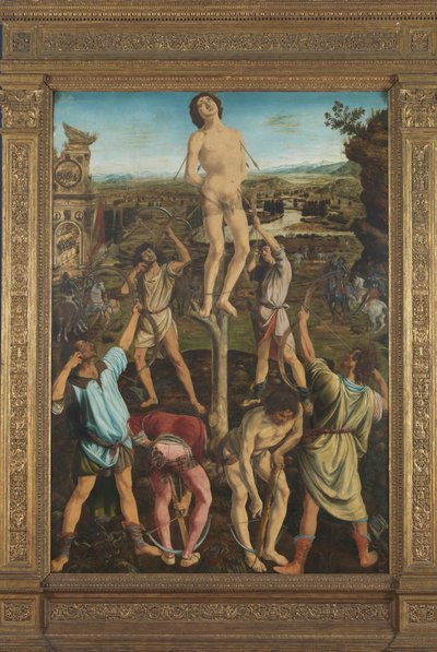 Il martirio di San Sebastiano da Antonio Pollaiuolo