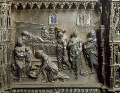 La nascita di Giovanni Battista da Antonio Pollaiuolo
