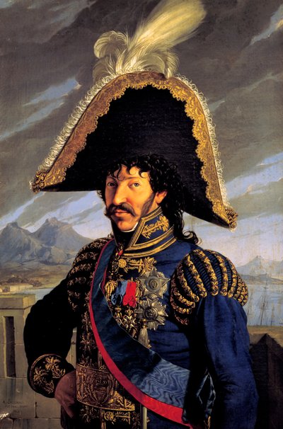 Ritratto di Joachim Murat da Antonio Raffaele Callander