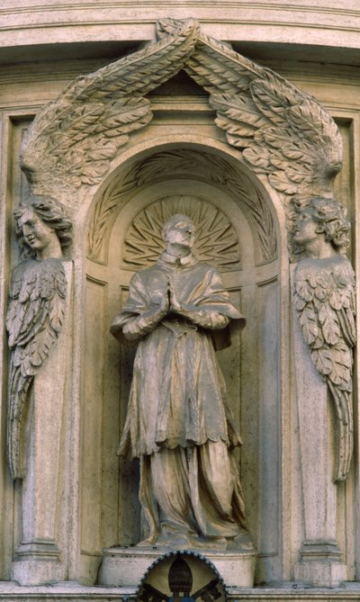 San Carlo Borromeo in preghiera da Antonio Raggi