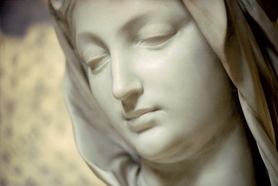 Vergine e Bambino (dettaglio della testa) da Antonio Raggi
