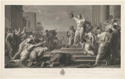 Giuditta mostra la testa di Oloferne al popolo da Antonio Ricciani