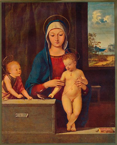 Madonna e Bambino con San Giovanni Battista da Antonio Solario