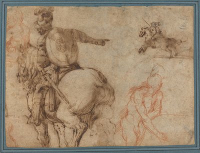 Un Soldato a Cavallo e Altri Studi da Antonio Tempesta