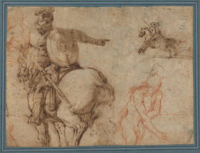 Ein Soldat zu Pferd und andere Studien da Antonio Tempesta
