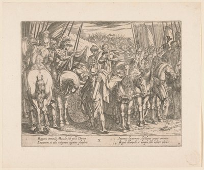 Alessandro Magno trova il corpo di Dario da Antonio Tempesta