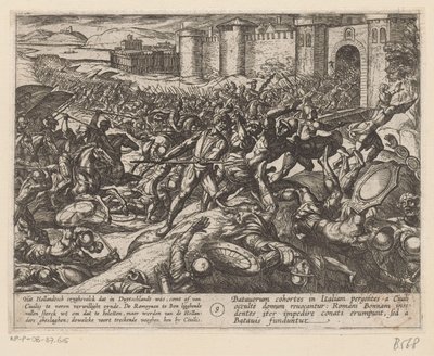 I Romani sconfitti dalle truppe olandesi a Bonn da Antonio Tempesta