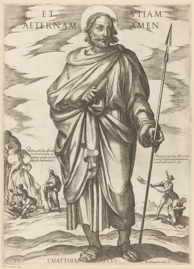 San Mattia (Et vitam aeternam amen) (Cristo, Maria e gli apostoli) da Antonio Tempesta