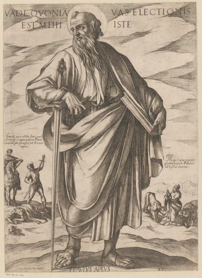 San Paolo (Cristo, Maria e gli apostoli) da Antonio Tempesta