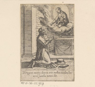 San Filippo si mette sotto la protezione della Vergine Maria da Antonio Tempesta