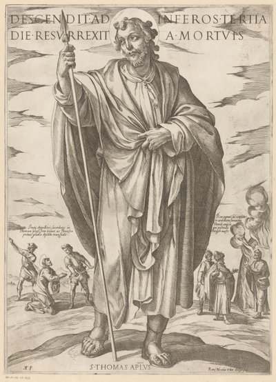 San Tommaso (Christus, Maria en de apostelen) da Antonio Tempesta