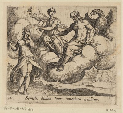 Il desiderio di Semele da Antonio Tempesta
